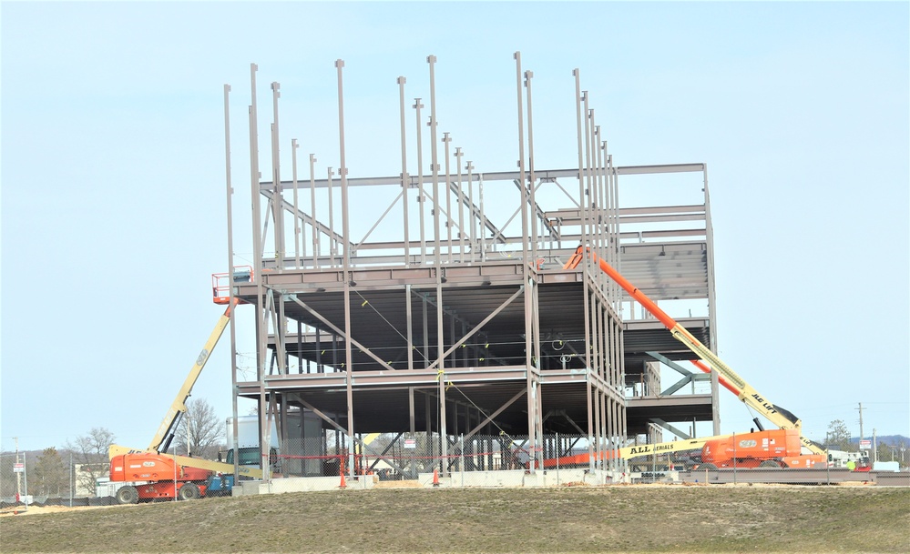 Contractors continue making progress on newest barracks construction project at Fort McCoy