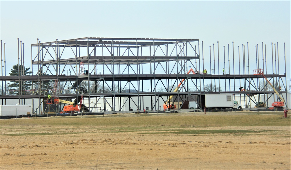 Contractors continue making progress on newest barracks construction project at Fort McCoy