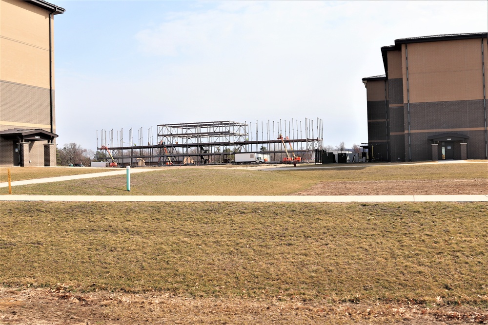 Contractors continue making progress on newest barracks construction project at Fort McCoy