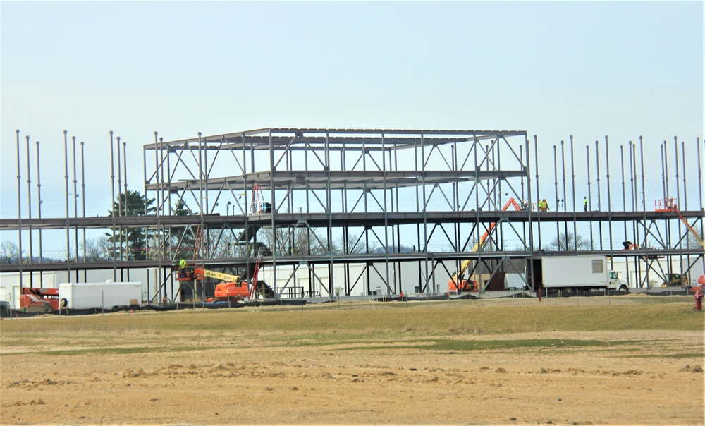 Contractors continue making progress on newest barracks construction project at Fort McCoy