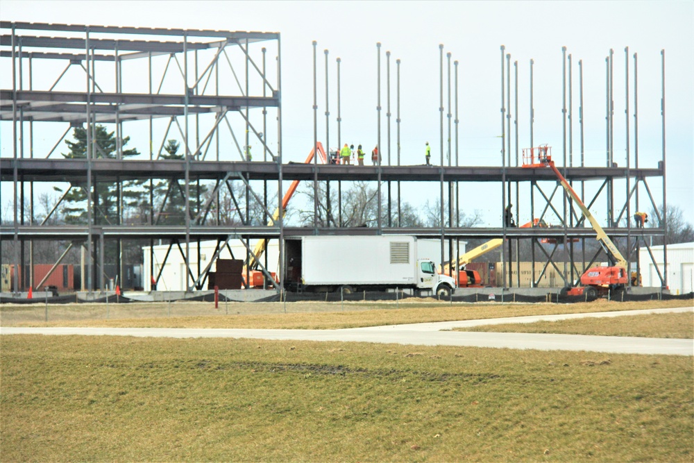 Contractors continue making progress on newest barracks construction project at Fort McCoy