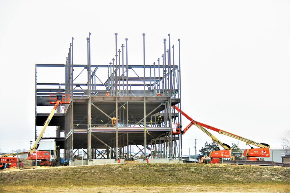 Contractors continue making progress on newest barracks construction project at Fort McCoy