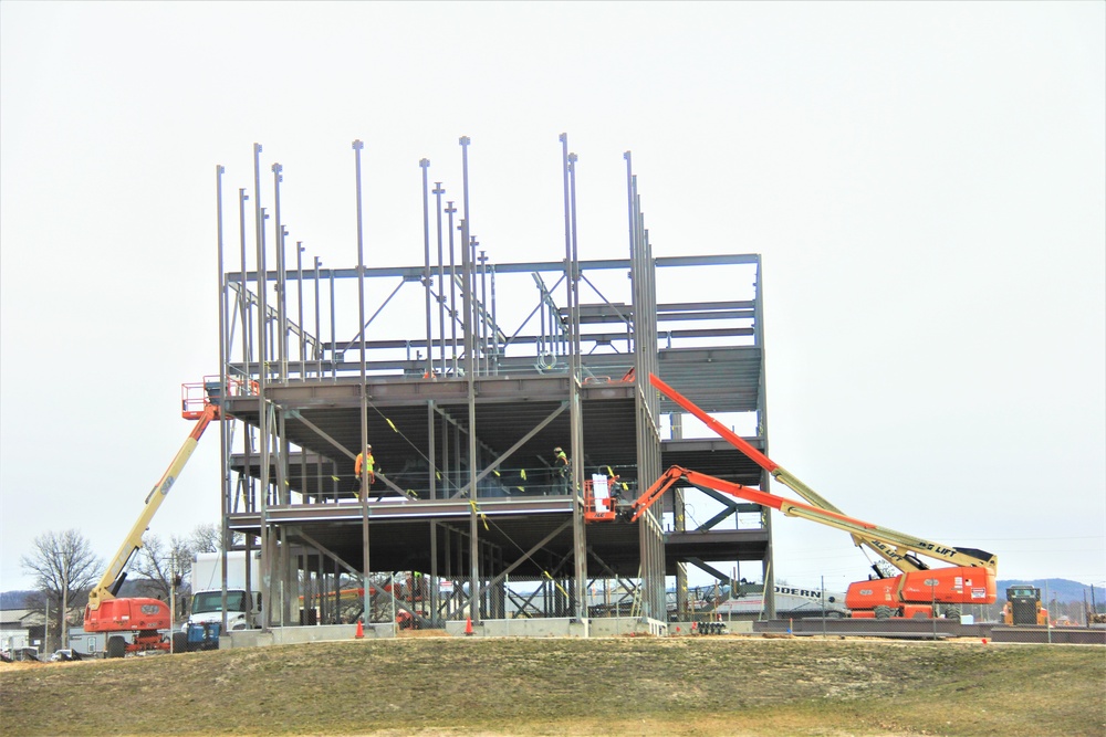 Contractors continue making progress on newest barracks construction project at Fort McCoy