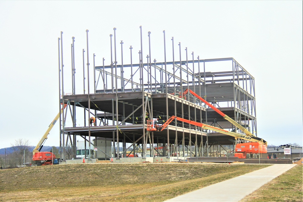 Contractors continue making progress on newest barracks construction project at Fort McCoy