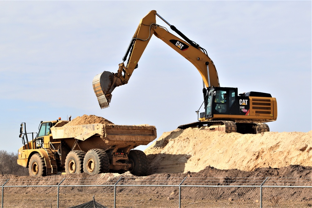 Work underway to install infrastructure for future garrison operations support area at Fort McCoy