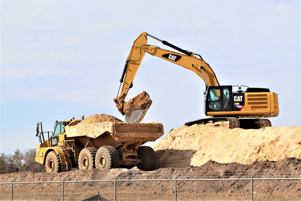 Work underway to install infrastructure for future garrison operations support area at Fort McCoy