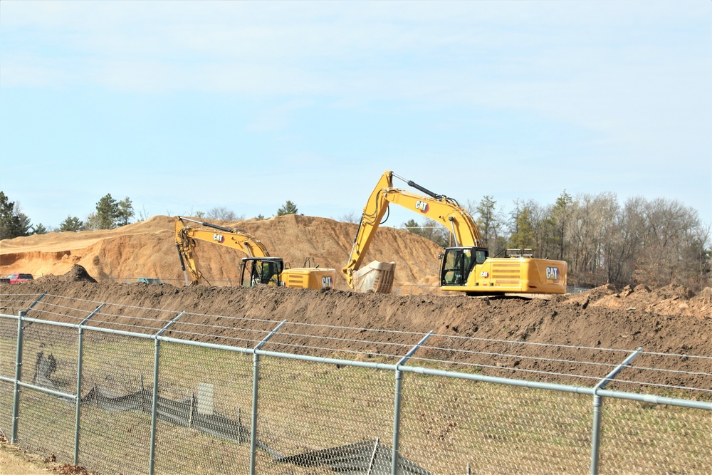 Work underway to install infrastructure for future garrison operations support area at Fort McCoy