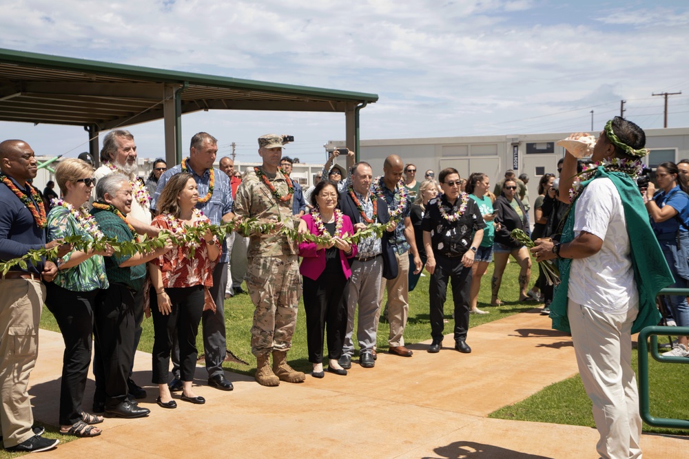 Temporary King Kamehameha III Elementary School Campus Dedicated March 25