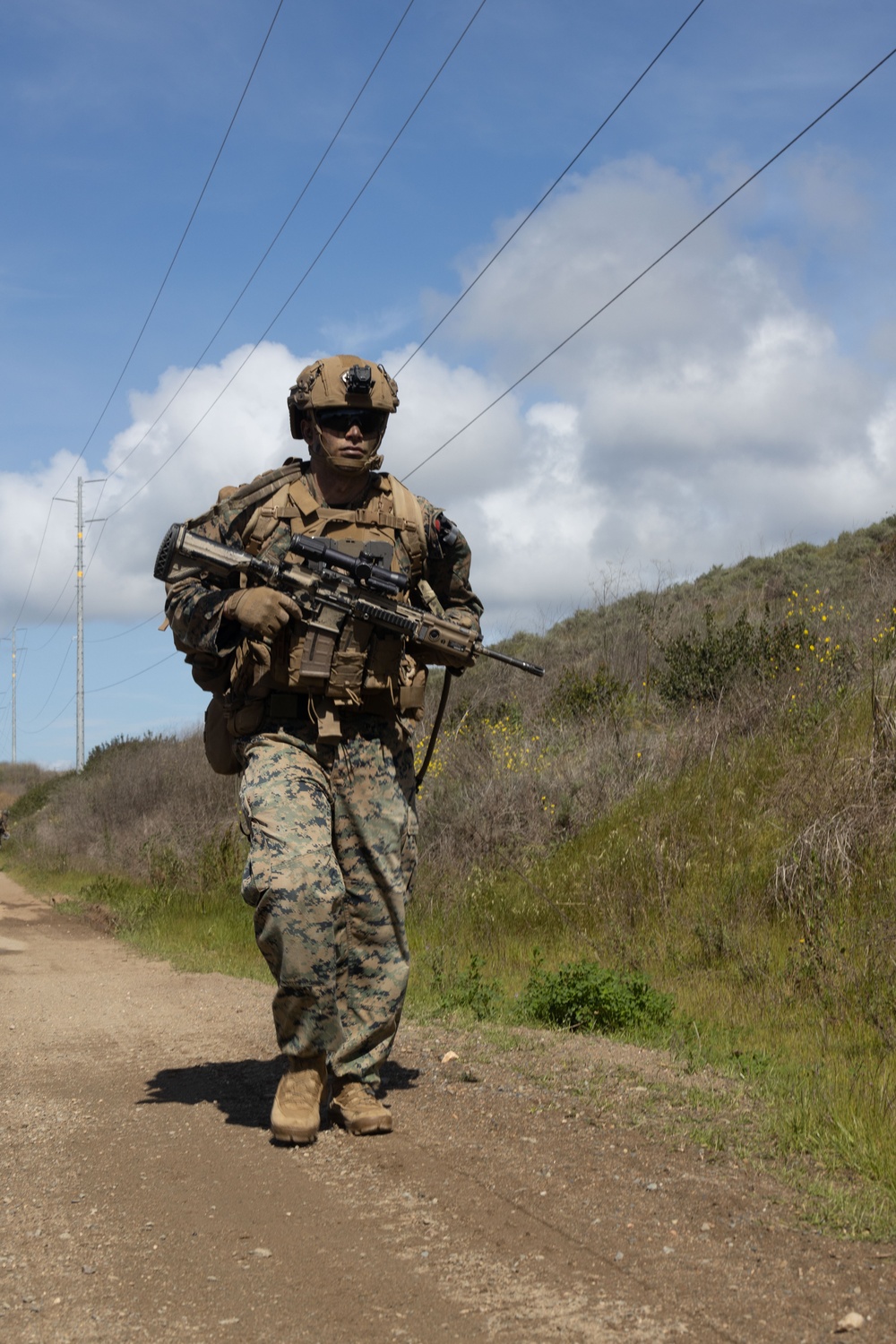 Marines with 1st MARDIV compete in squad competition