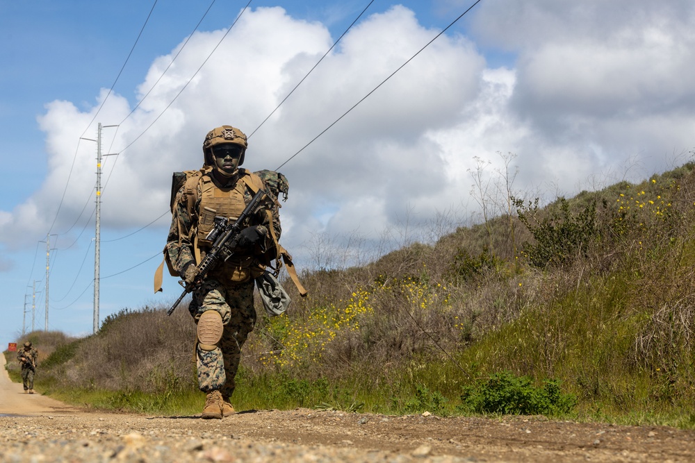 Marines with 1st MARDIV compete in squad competition