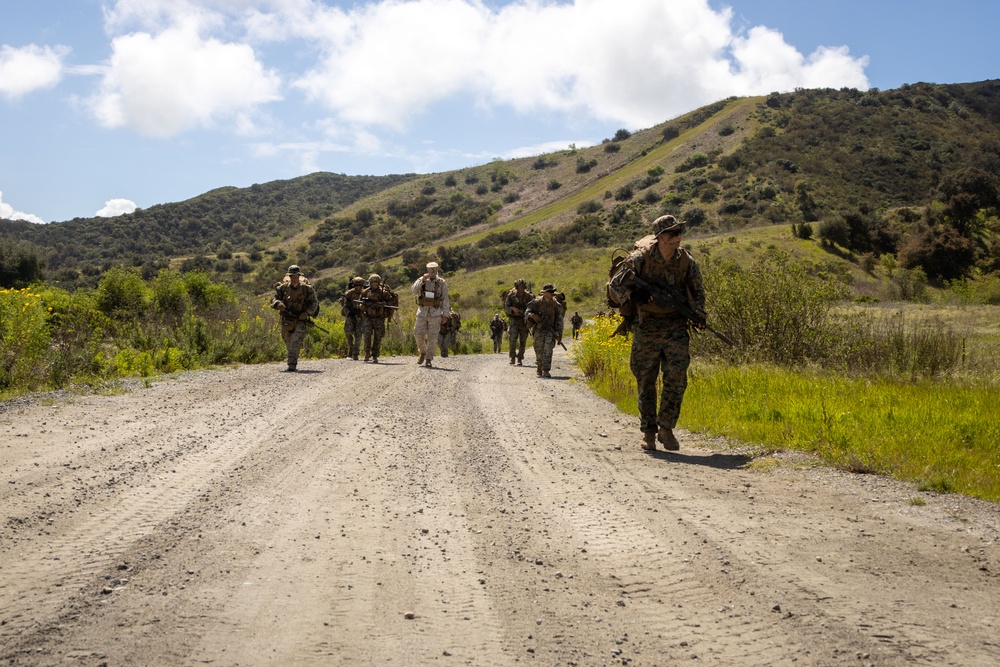 Marines with 1st MARDIV compete in squad competition