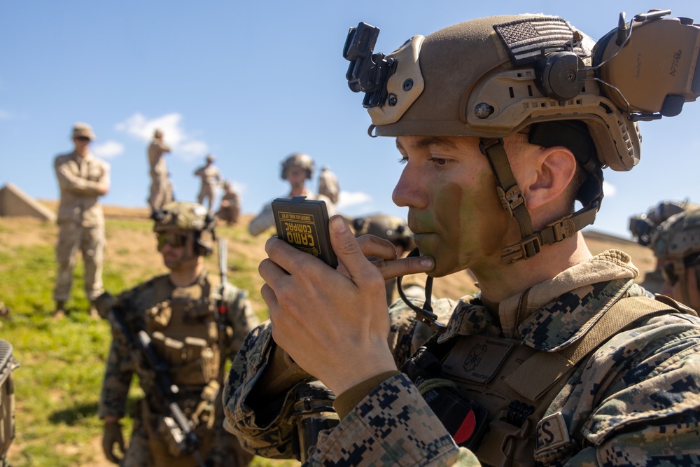 2nd Bn., 1st Marines competes in 1st MARDIV squad competition