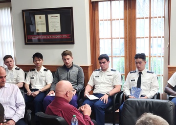 Army Cadets Briefed on Fort Hamilton Garrison Services