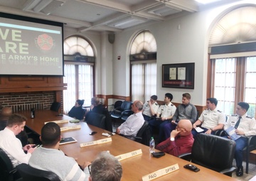 Army Cadets Briefed on Fort Hamilton Garrison Services