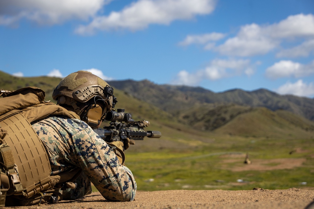 2nd Bn., 1st Marines competes in 1st MARDIV squad competition