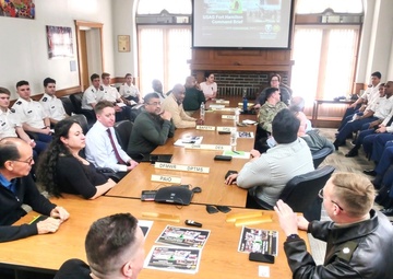 Army Cadets Briefed on Fort Hamilton Garrison Services