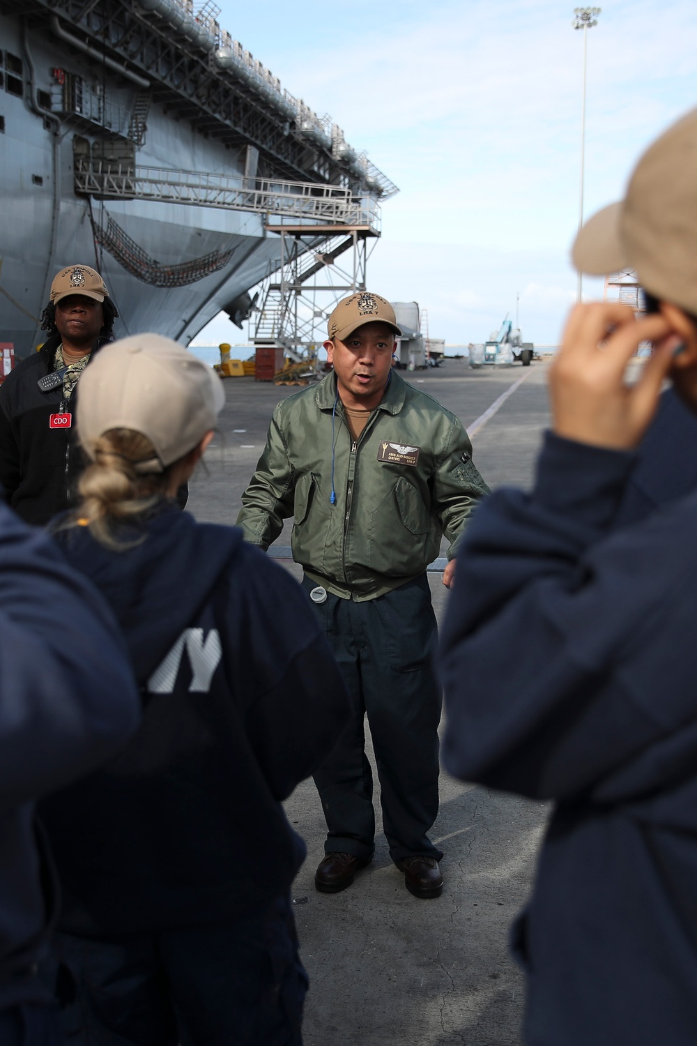 NJROTC Tour on USS Tripoli