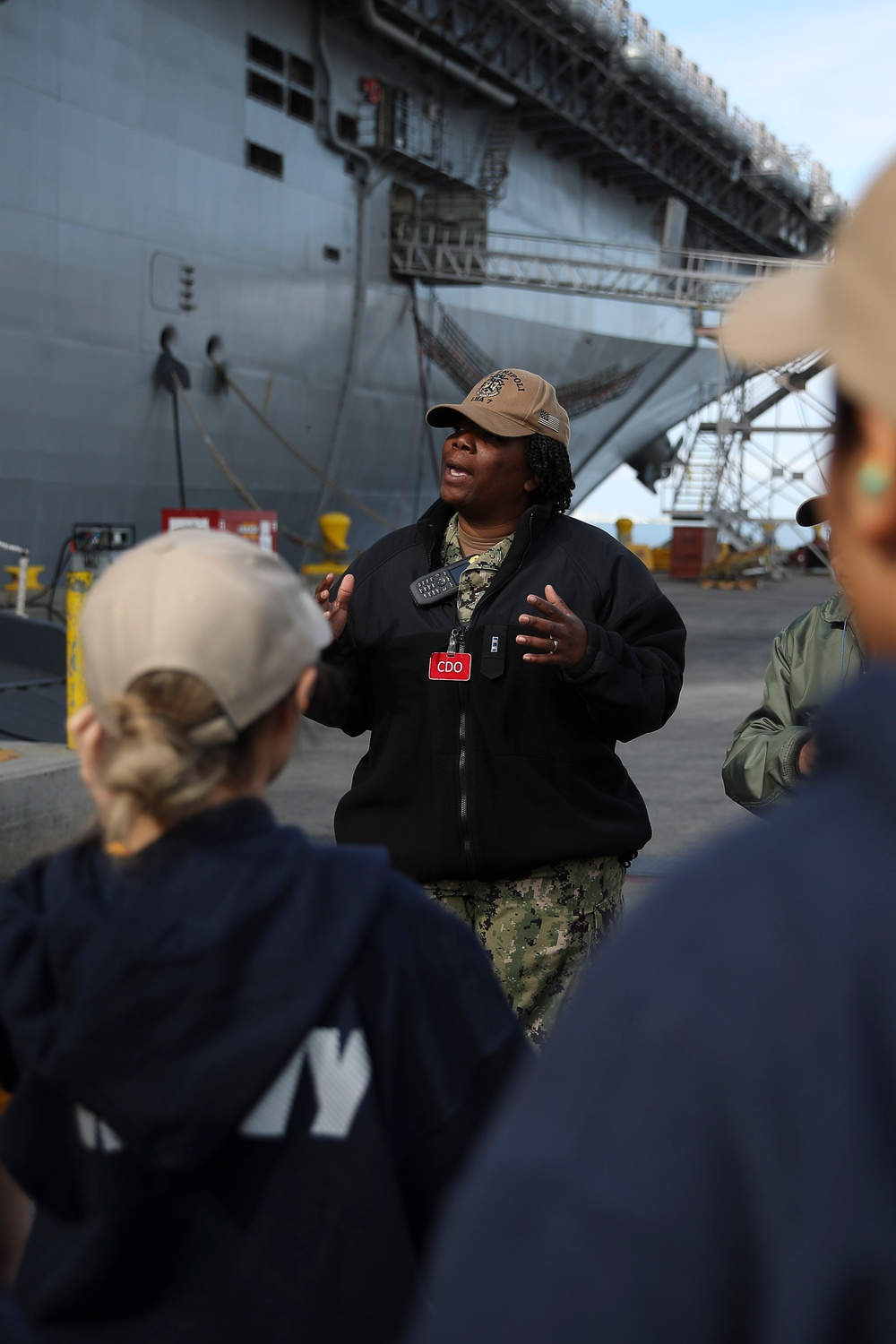 NJROTC Tour on USS Tripoli