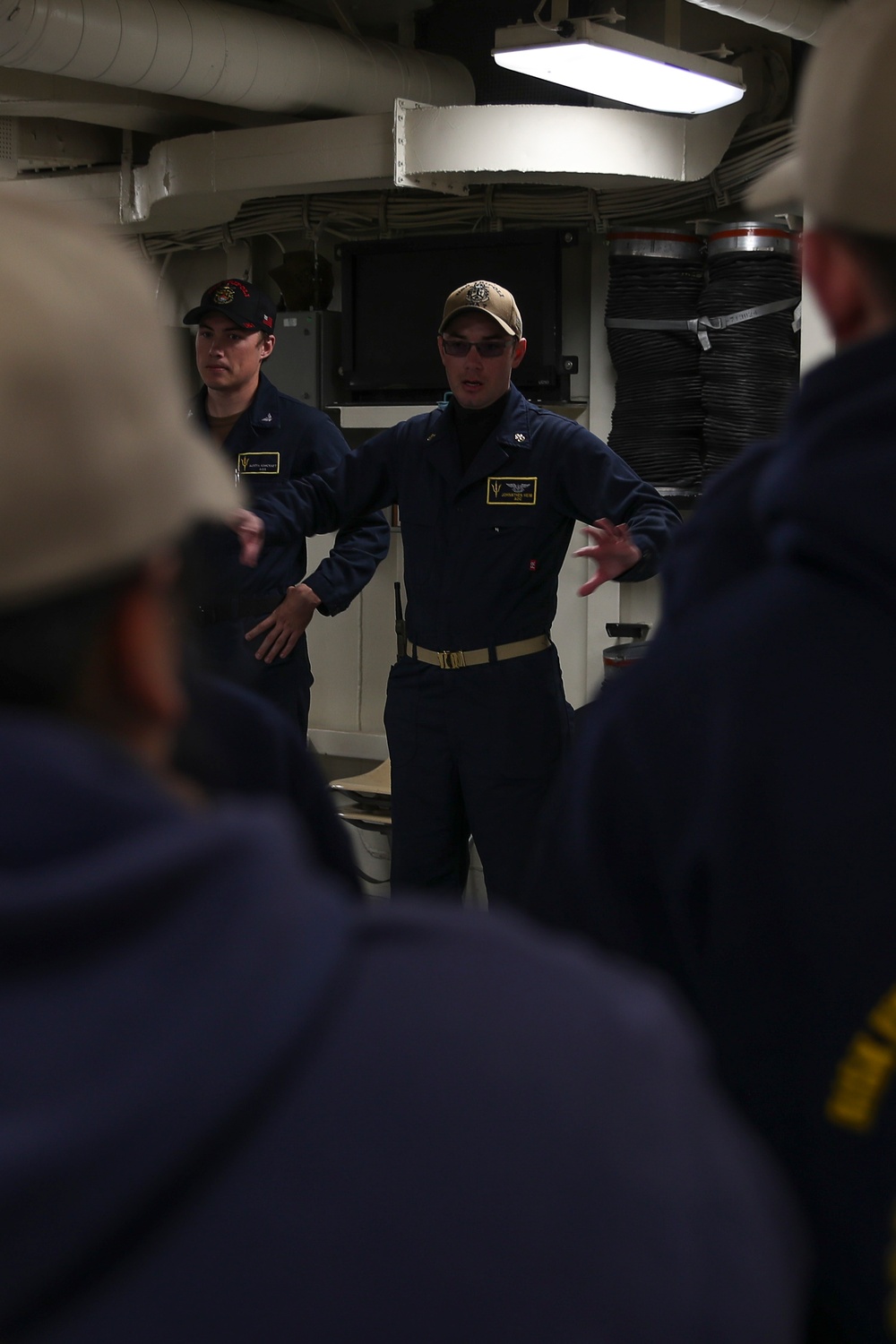 NJROTC Tour on USS Tripoli