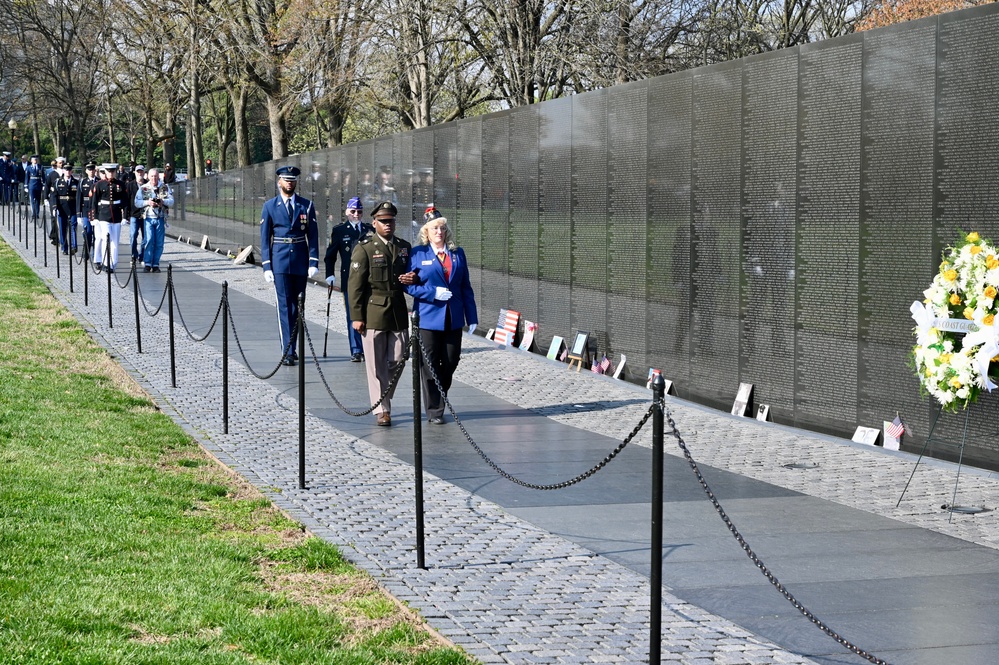 National Vietnam War Veterans Day wreath-laying ceremony