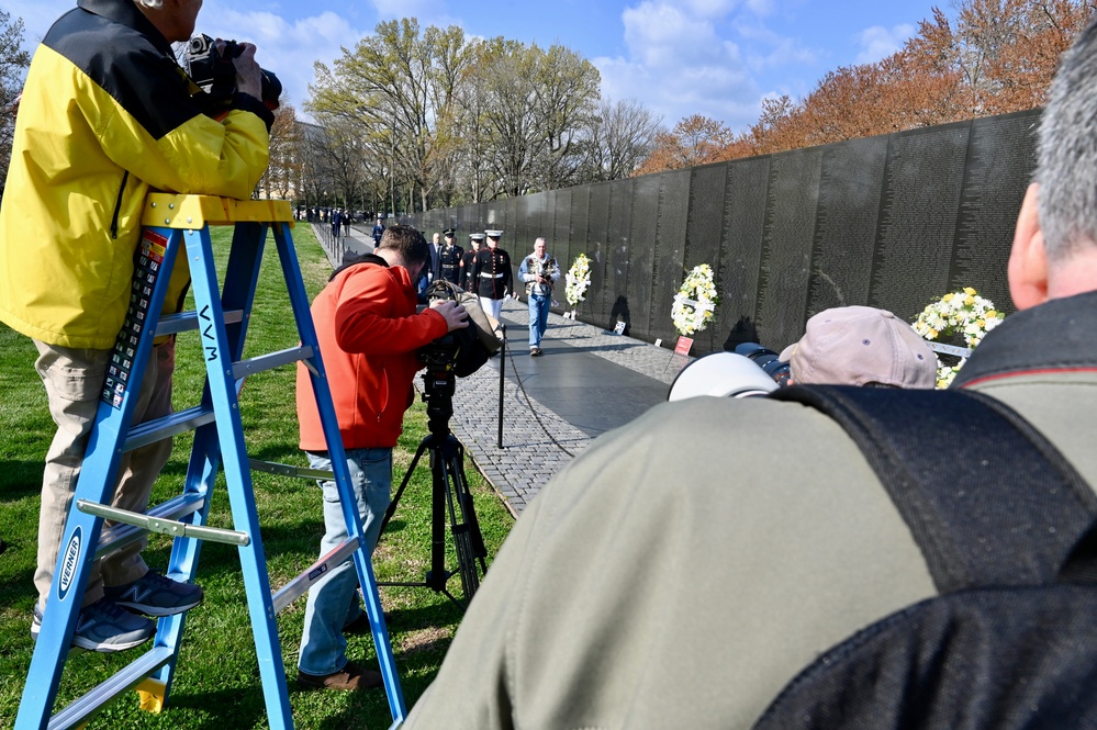 National Vietnam War Veterans Day wreath-laying ceremony