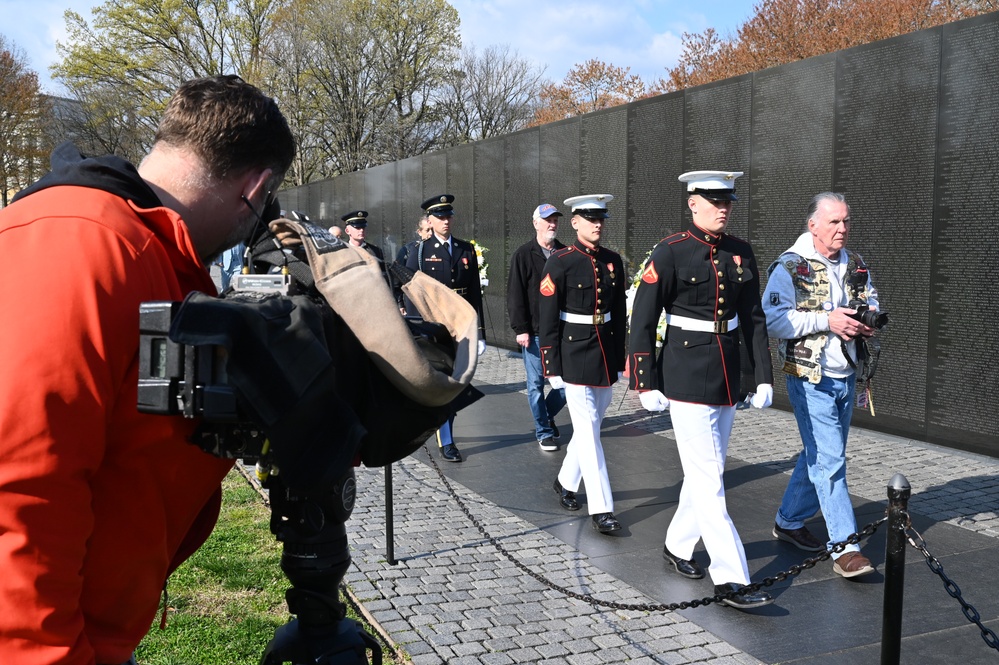 National Vietnam War Veterans Day wreath-laying ceremony