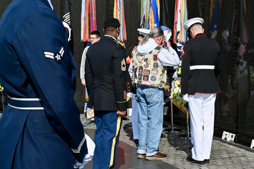 National Vietnam War Veterans Day wreath-laying ceremony