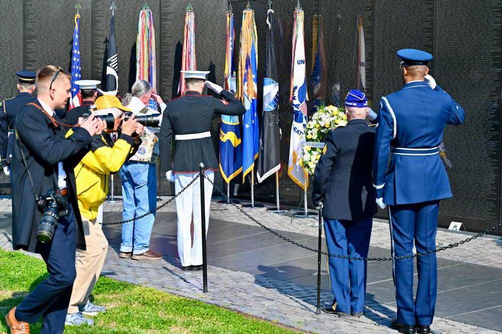 National Vietnam War Veterans Day wreath-laying ceremony