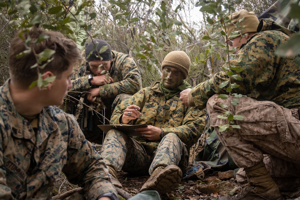 Marines with 1st MARDIV compete in squad competition