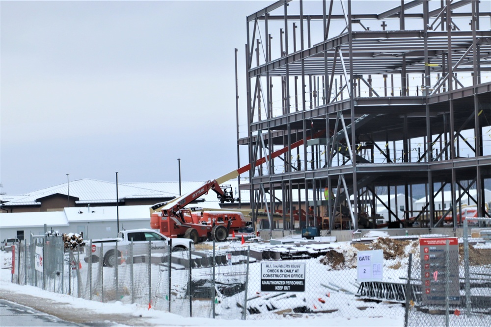 Contractors continue making progress on newest barracks construction project at Fort McCoy