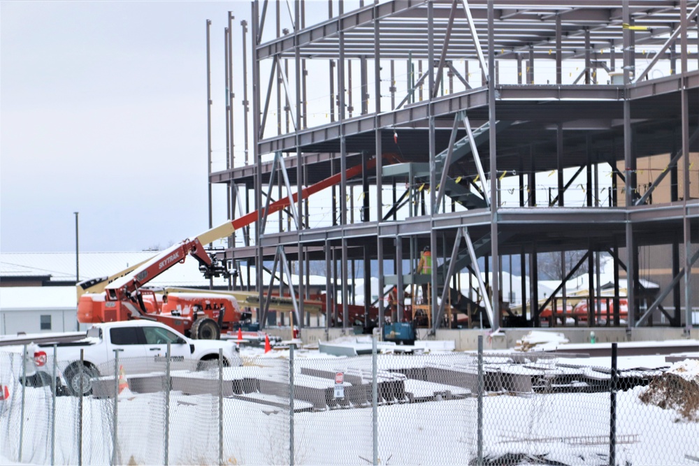 Contractors continue making progress on newest barracks construction project at Fort McCoy