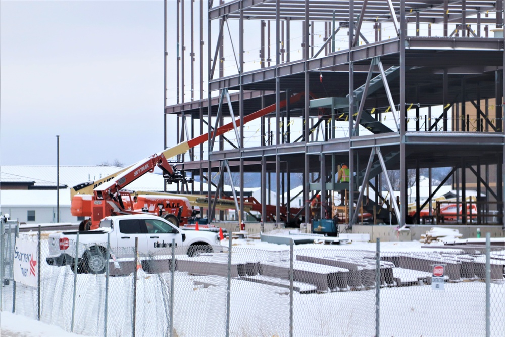 Contractors continue making progress on newest barracks construction project at Fort McCoy