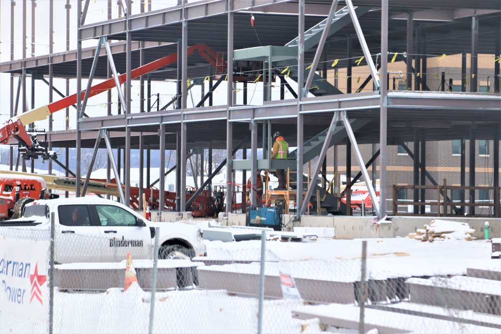 Contractors continue making progress on newest barracks construction project at Fort McCoy