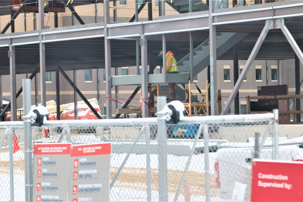 Contractors continue making progress on newest barracks construction project at Fort McCoy