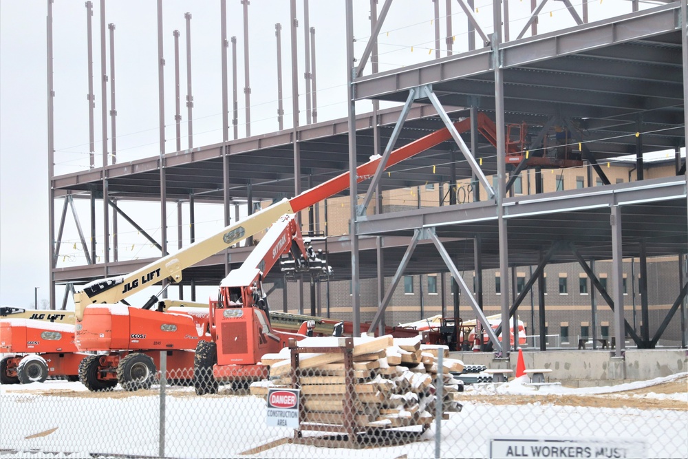 Contractors continue making progress on newest barracks construction project at Fort McCoy