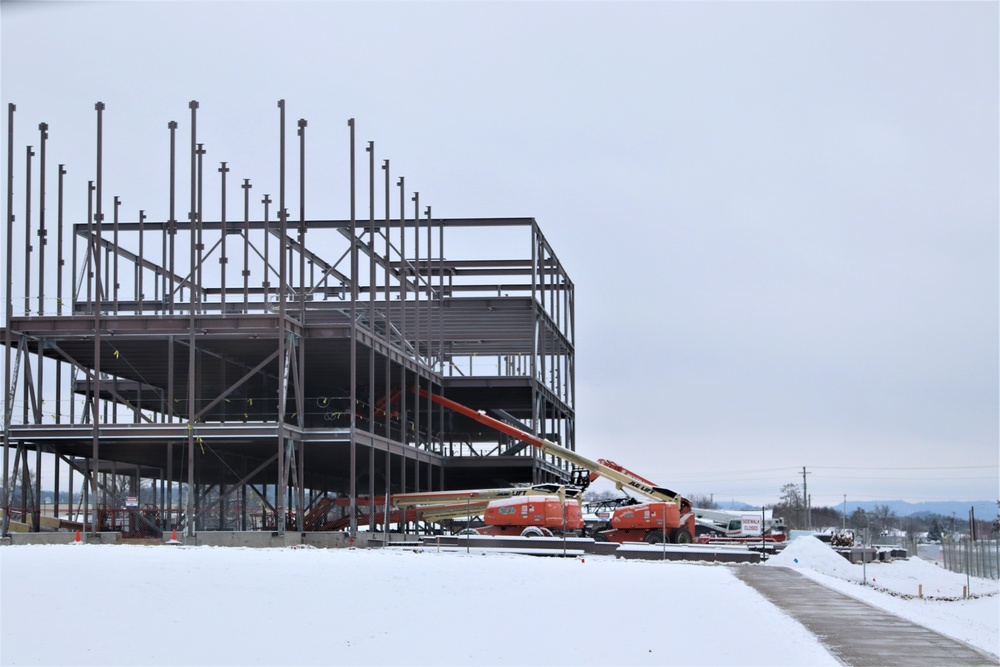 Contractors continue making progress on newest barracks construction project at Fort McCoy