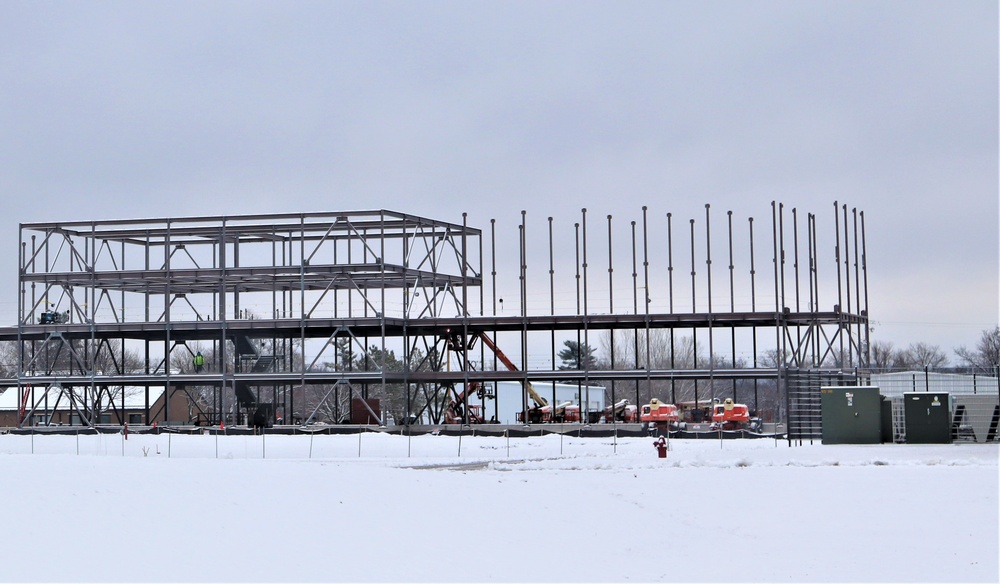 Contractors continue making progress on newest barracks construction project at Fort McCoy