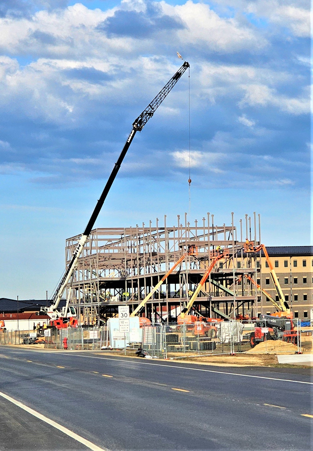 Contractors continue making progress on newest barracks construction project at Fort McCoy