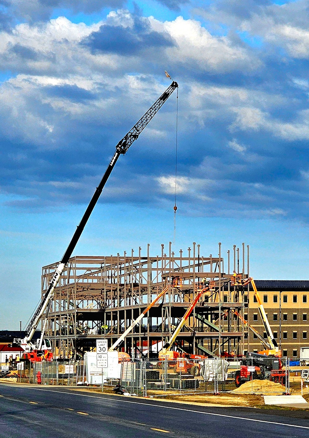 Contractors continue making progress on newest barracks construction project at Fort McCoy