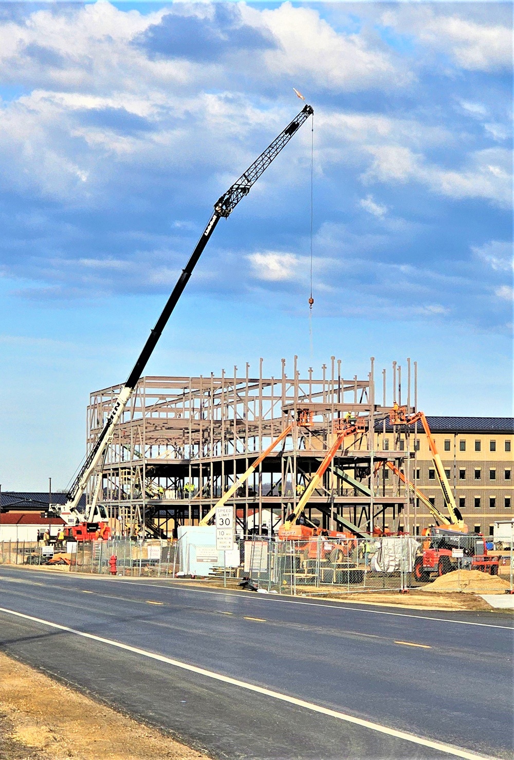 Contractors continue making progress on newest barracks construction project at Fort McCoy