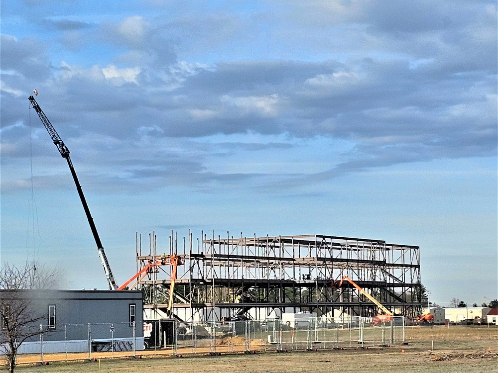 Contractors continue making progress on newest barracks construction project at Fort McCoy