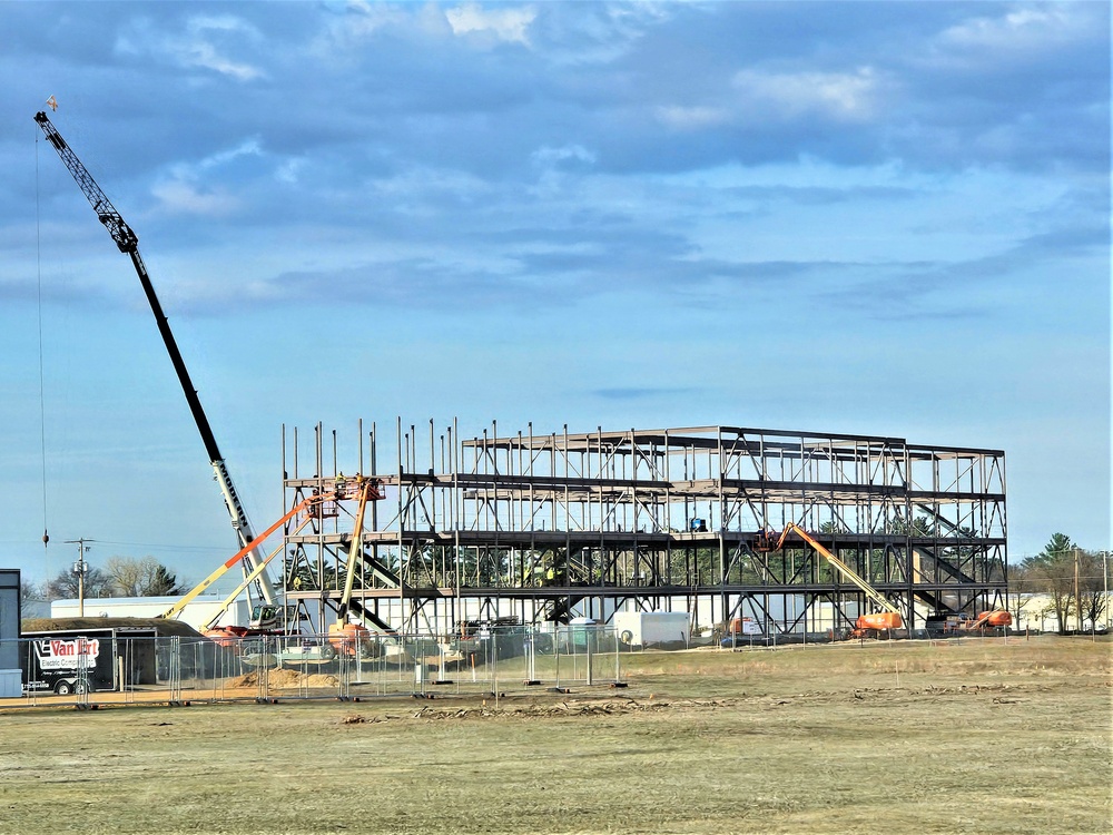 Contractors continue making progress on newest barracks construction project at Fort McCoy