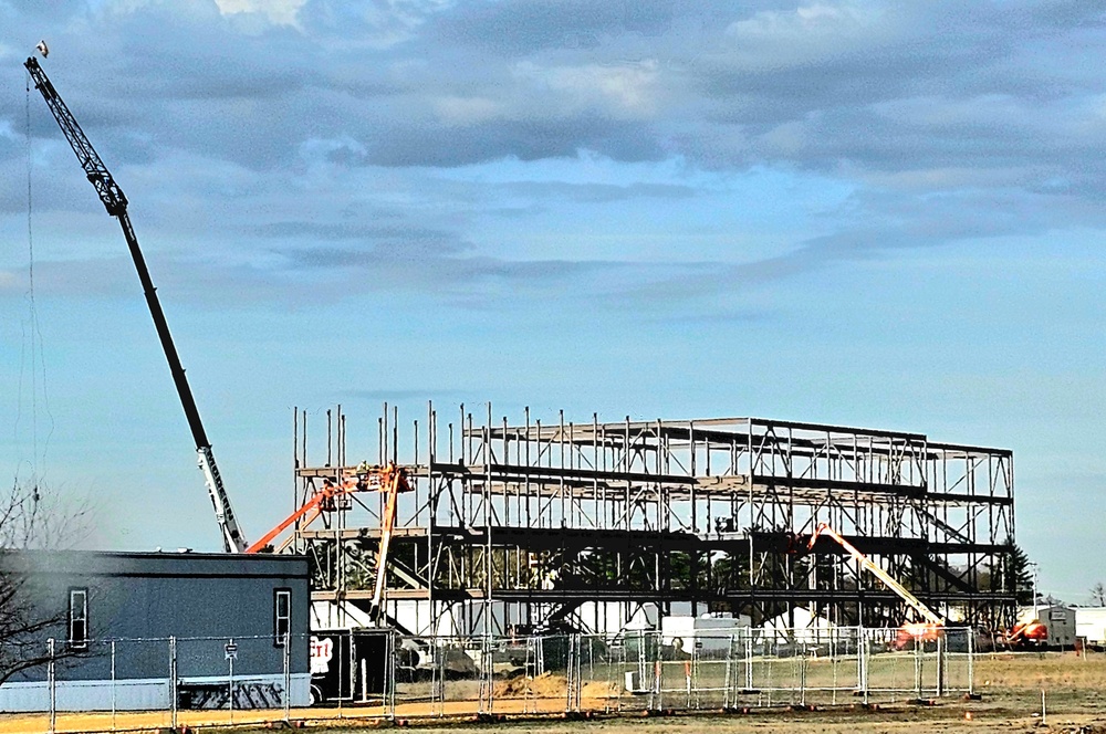 Contractors continue making progress on newest barracks construction project at Fort McCoy