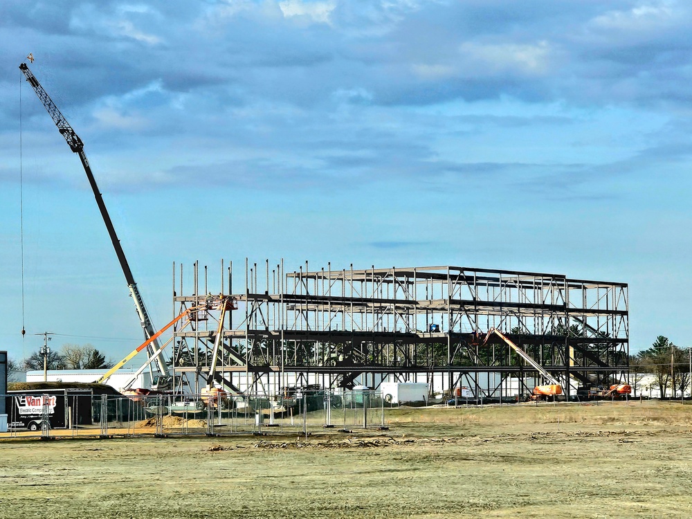 Contractors continue making progress on newest barracks construction project at Fort McCoy