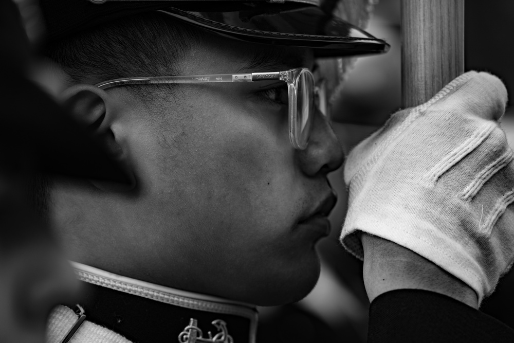 Coast Guard Academy hosts Regimental Review for Gold Star Families