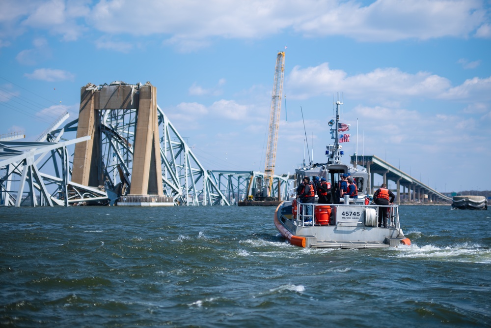 Coast Guard, local partners assess Francis Scott Key Bridge response