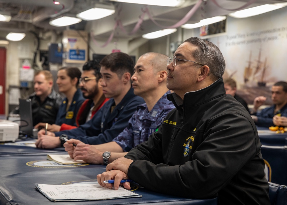 Executive Officer of Japanese Maritime Self-Defense Force Destroyer JS Kongo Visits USS Dewey