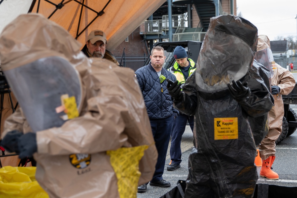 12th Civil Support Team Joint Training with Nashua Fire Department