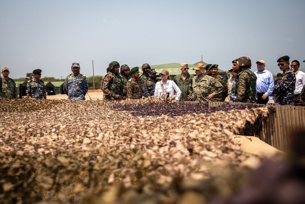 U.S. and Indian forces conduct amphibious operations for distinguished visitors at Exercise Tiger Triumph 2024