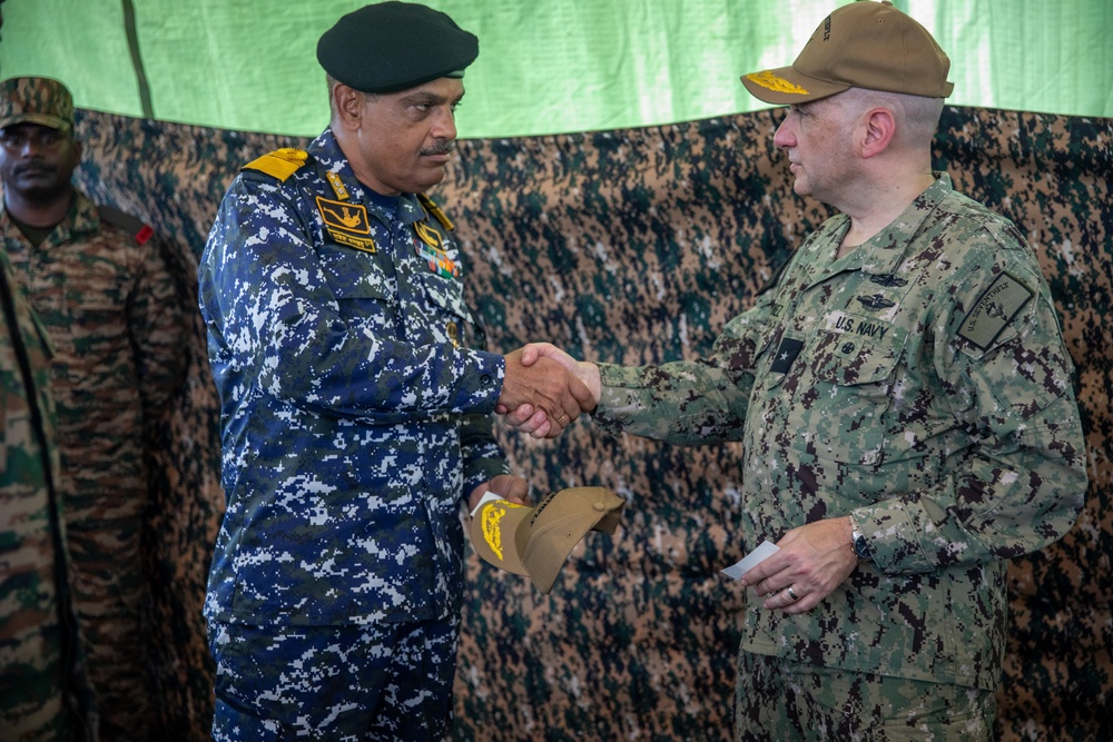 U.S. and Indian forces conduct amphibious operations for distinguished visitors at Exercise Tiger Triumph 2024
